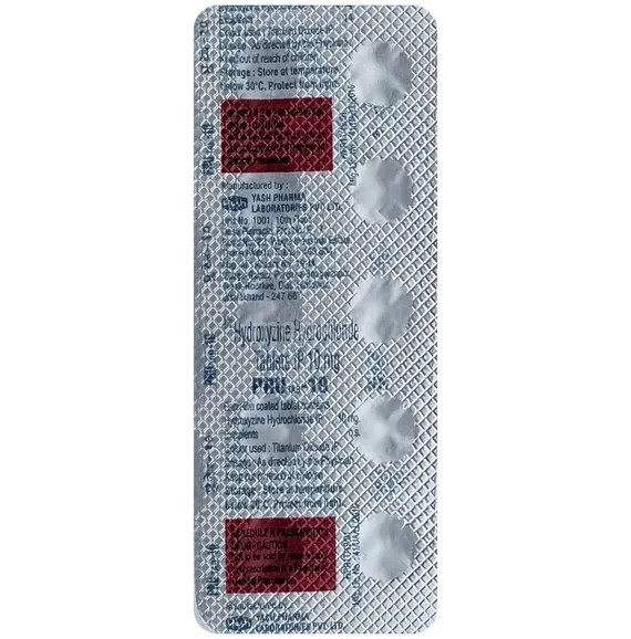 pru 10mg tablet 10's